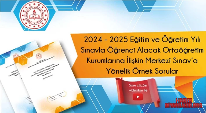 LGS Merkezî Sınavına Yönelik Yeni Örnek Soruları Yayımlandı