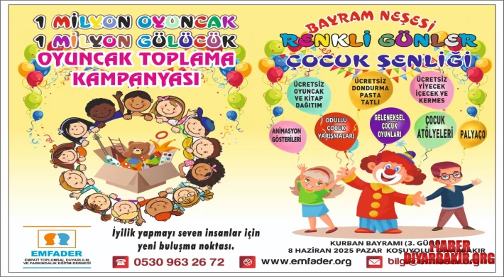 Diyarbakır’da Bayram Coşkusu Çocuklarla Şenlenecek