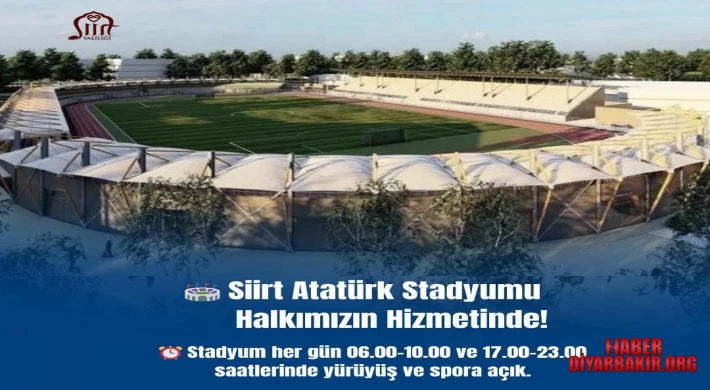 Atatürk Stadyumu Halkın Kullanımına Açıldı