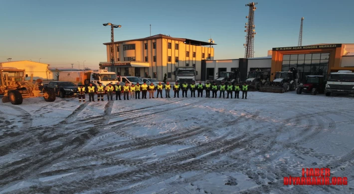 Diyarbakır Organize Sanayi Bölgesi’nde Karla Mücadele İçin Tüm Tedbirler Alındı