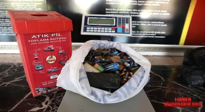 Öğrenciler 6 Ayda 878 Kilogram Atık Pil Topladı