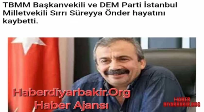 Sırrı Süreyya Önder Hayatını Kaybetti