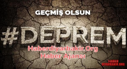 Diyarbakır"da 4 Büyüklüğünde Deprem