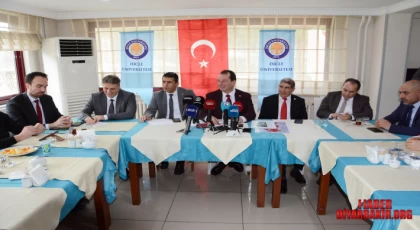 Rektör Eronat Yerel Basın Temsilcileriyle Bir Araya Geldi