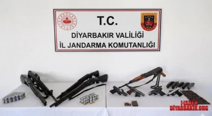 Jandarma Çok Sayıda Silah Ele Geçirdi